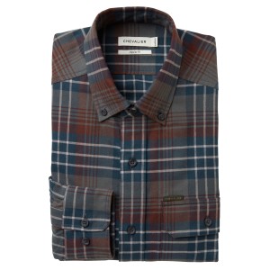 Koszula męska Chevalier Falcon Flannel Rust checked