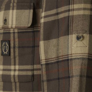 Koszula męska Chevalier Heron Soil Brown Checked