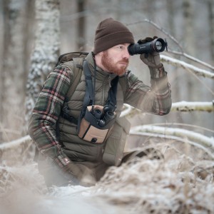 Koszula męska Tagart Jukon slim, flanelowa, zielona w biało-czerwoną kratę