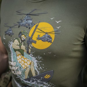 Koszulka męska M-Tac Surf Club oliwkowa