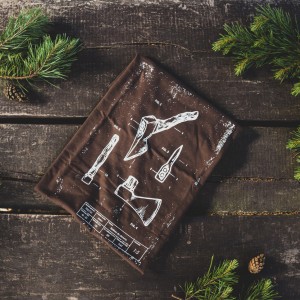 Koszulka męska TigerWood Tech-Axe brązowa
