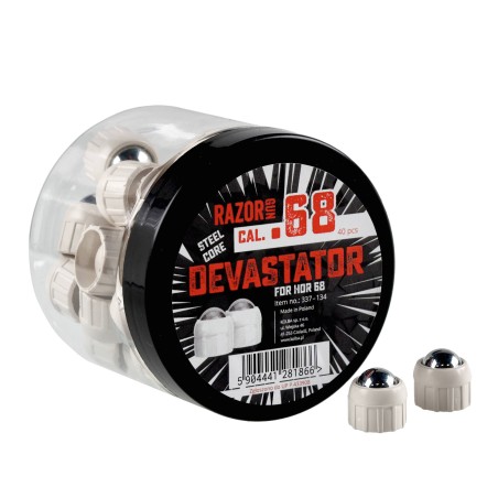 Kule metalowe RazorGun Steel Core Devastator kal. .68 / 40 szt. do Umarex HDR 68