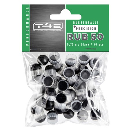 Kule precyzyjne gumowe Umarex T4E RBP kal. .50 / 50 szt. do Umarex T4E HDR 50, HDP, TMP1, MP9c i SFP9