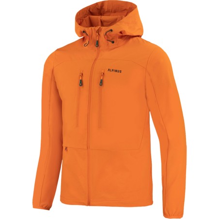 Kurtka męska Alpinus softshell Pourri pomarańczowa
