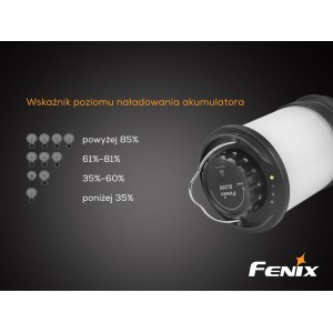 Lampa kempingowa Fenix CL30R czarna