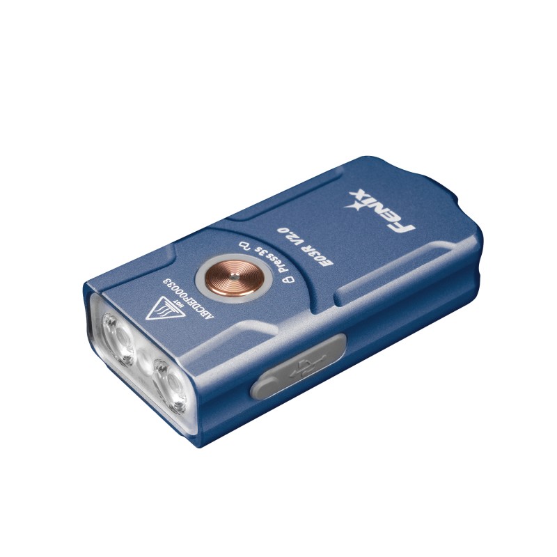 Latarka LED Fenix E03R V2.0 niebieska
