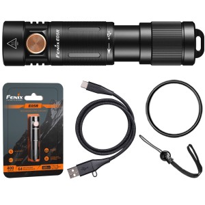 Latarka LED Fenix E05R czarna