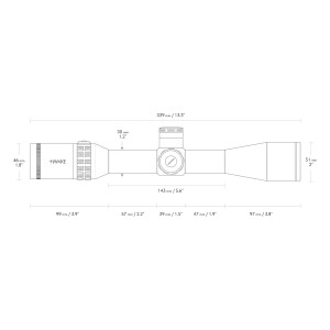 Luneta celownicza Hawke SideWinder 30 6,5-20x44 20x Half Mil