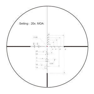Luneta celownicza Vector Optics Continental x8 3-24 SFP ED 56 mm czarna SCOL-50