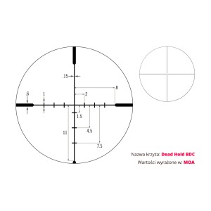 Luneta celownicza Vortex Diamondback 4-12x40 1'' BDC MOA
