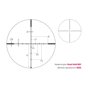 Luneta celownicza Vortex Viper 6.5-20x50 30 mm AO BDC/MILDOT