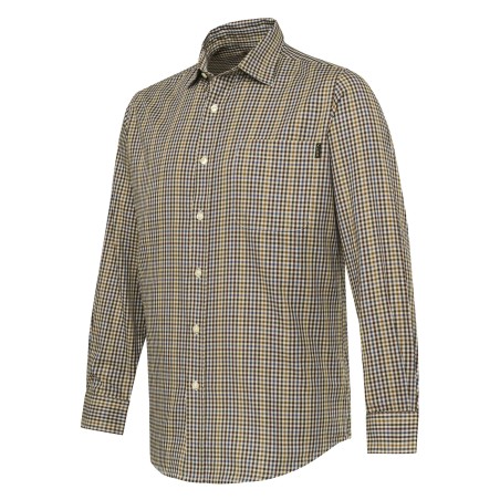 Koszula męska Beretta Bryggen Shirt Brown Yellow Check