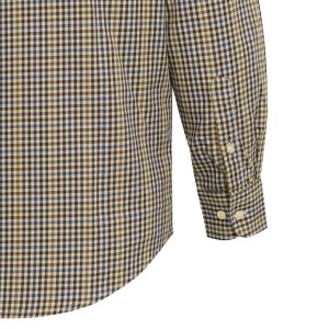Koszula męska Beretta Bryggen Shirt Brown Yellow Check