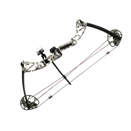 Łuk bloczkowy dla dorosłych i młodzieży Poe Lang Rex 15-55 lb 28" skull camo