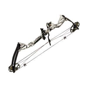 Łuk bloczkowy dla dorosłych i młodzieży Poe Lang Rex 15-55 lb 28" skull camo