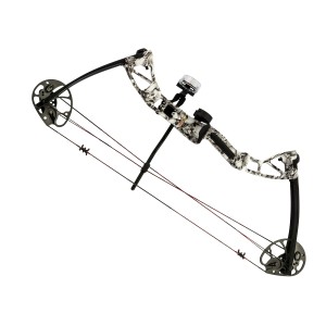 Łuk bloczkowy dla dorosłych i młodzieży Poe Lang Rex 15-55 lb 28" skull camo
