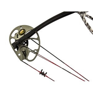 Łuk bloczkowy dla dorosłych i młodzieży Poe Lang Rex 15-55 lb 28" skull camo