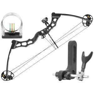 Łuk bloczkowy dla dorosłych Poe Lang Predator III 35-65 lb 35,5" czarny