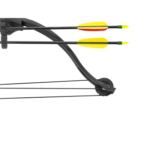 Łuk bloczkowy dla dzieci i młodzieży Poe Lang Druid 20 lb 33" czarny