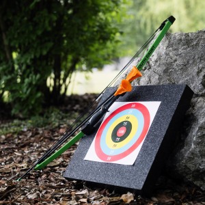Łuk bloczkowy dla dzieci NXG CB Cadet4 Set 15 lbs zielony na przyssawki