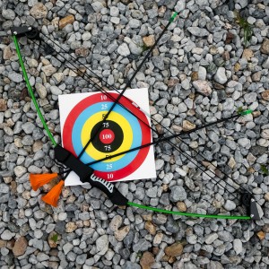 Łuk bloczkowy dla dzieci NXG CB Cadet4 Set 15 lbs zielony na przyssawki