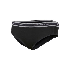 Majtki hipster Brubeck ACTIVE WOOL czarne