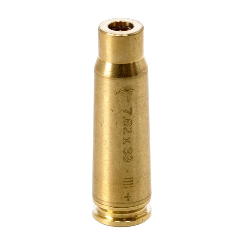 Nabój laserowy Vector Optics 7,62 x 39 mm mosiężny, czerwony laser SCBCR-05