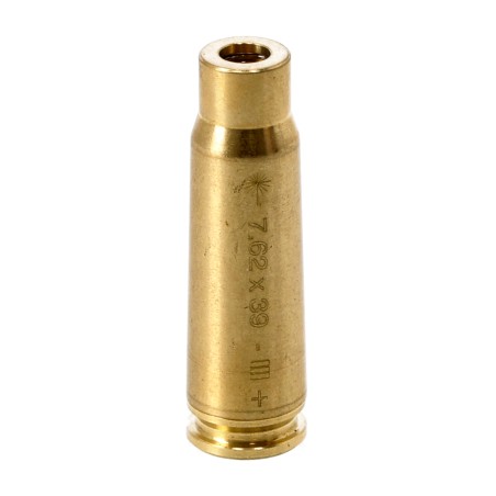 Nabój laserowy Vector Optics 7,62 x 39 mm mosiężny, czerwony laser SCBCR-05