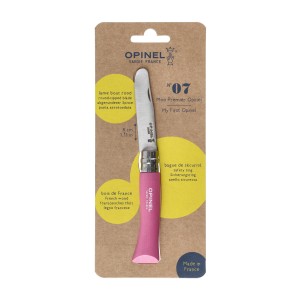 Nóż My First Opinel 07 fuksjowy