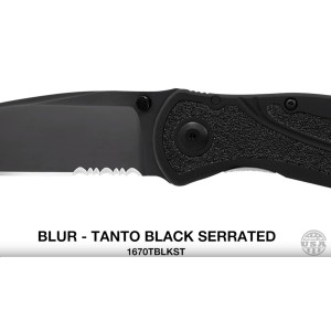 Nóż składany Kershaw Blur Tanto 1670TBLKST
