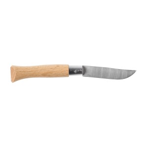 Nóż składany Opinel 5 inox buk