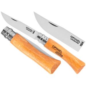 Nóż składany Opinel 7 carbon buk