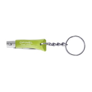Nóż składany Opinel Colorama 02 brelok inox grab limonkowy