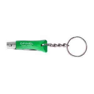 Nóż składany Opinel Colorama 02 brelok inox grab zielony