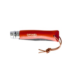 Nóż składany Opinel Colorama 07 inox grab pomarańczowy