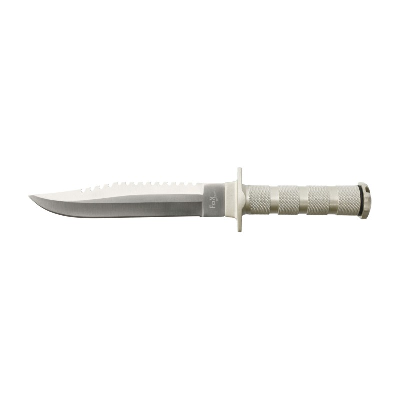 Nóż survivalowy Fox Outdoor 30 cm ze skórzaną pochewką