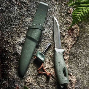 Nóż z krzesiwem Light My Fire FireKnife Sagegreen