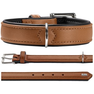 Obroża Canadian Elk koniak/czarna