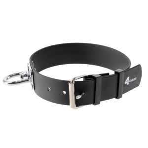Obroża tropowa 4wild BioThane 30 mm czarna 38-44 cm