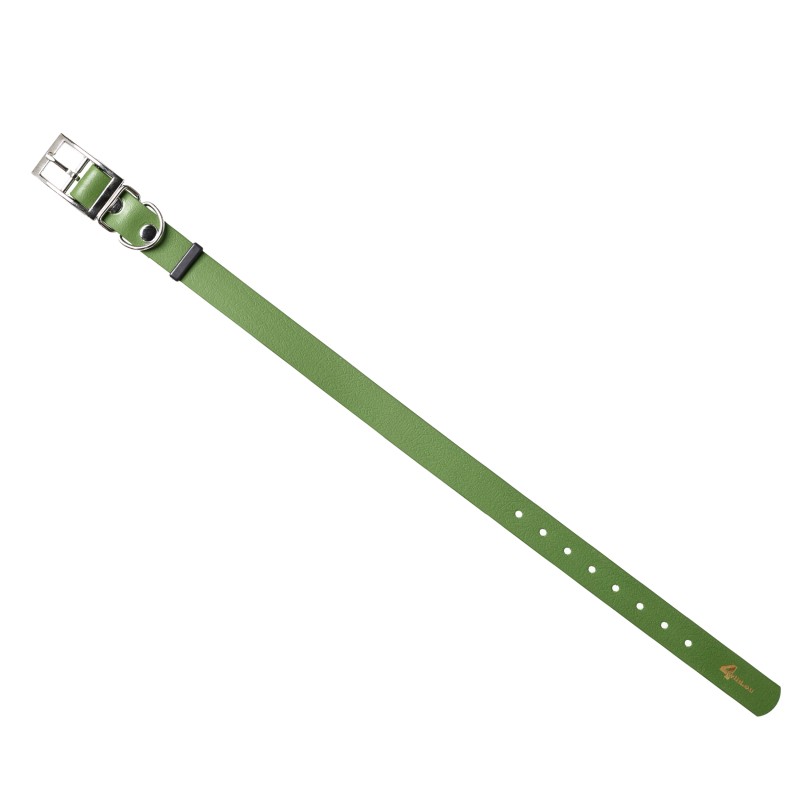 Obroża wodoodporna 4wild 25 mm 38-52 cm oliwkowa