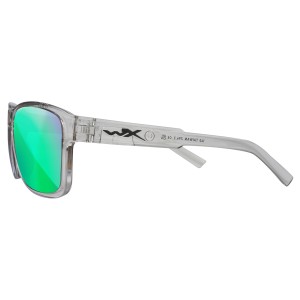 Okulary polaryzacyjne Wiley X Trek AC6TRK07 Captivate green mirror, szare oprawki