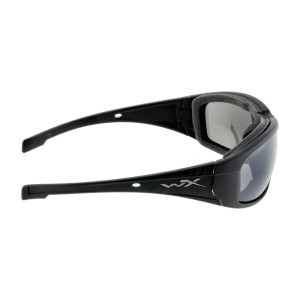 Okulary taktyczne Wiley X Boss CCBOS06 grey silver flash, czarne oprawki