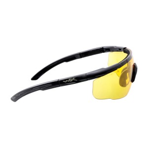 Okulary taktyczne Wiley X Saber Advanced 300 pale yellow, czarne oprawki