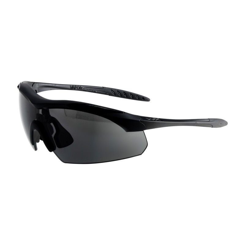 Okulary taktyczne Wiley X Vapor 2.5 3502 grey / clear / light rust, czarne oprawki