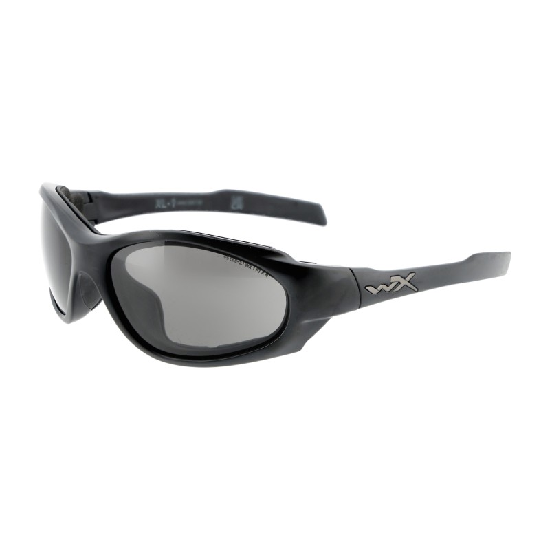 Okulary taktyczne Wiley X XL-1 Advanced Comm 2.5 grey / clear, czarne oprawki