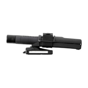 Pałka teleskopowa ESP Ergonomic Easy Lock 20" czarna hartowana, rękojeść czarna z uchwytem BHT-55, okrągłe zakończenie rękojeści