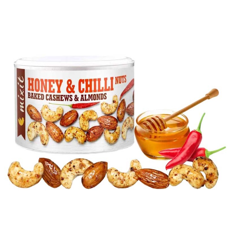 Pieczone orzechy z miodem i chili Mixit Chilli Mix Nuts 140 g