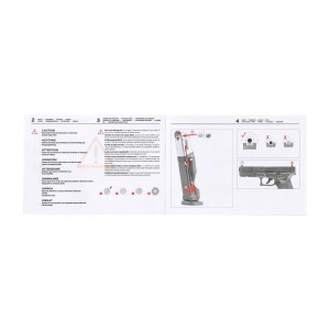 Pistolet na kule gumowe Glock Gen 5 T4E .43 CO2 coyote