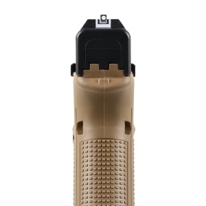 Pistolet na kule gumowe Glock Gen 5 T4E .43 CO2 coyote, zestaw