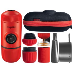 Podróżny ekspres Wacaco Nanopresso Lava Red z etui